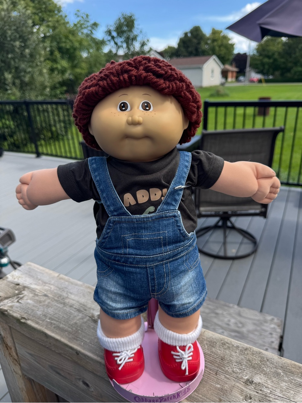 Cabbage Patch boy with freckles